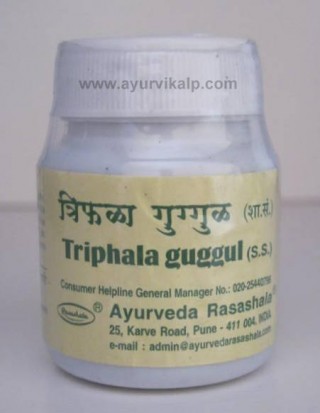 TRIPHALA Guggul, Ayurvda Rasashala, 60 Tablets,  Joint affections with stiffness.